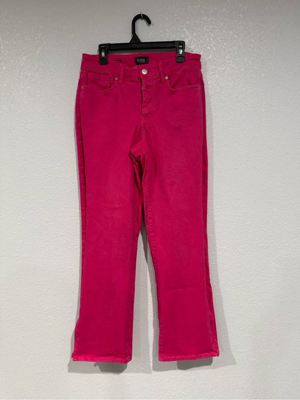 NYDJ Straight Leg Jeans in Bright Fuchsia
